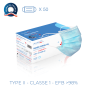 Masque chirurgical type 2R – Bleu - Auriol