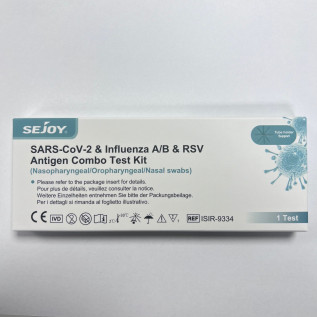 Autotest Combo 3en1 Covid - Grippe A/B - Bronchiolite (VRS) Nasal - SEJOY