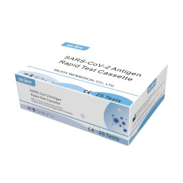 Test Antigénique SEJOY sur Prélèvement Nasopharyngé - Boîte de 25 tests (dosettes pré-remplies)
