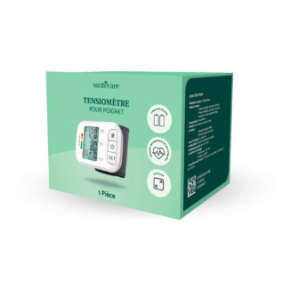 Tensiomètre pour Poignet SANTECARE - Dispositif Médical Agréé - Garanti 2 ans
