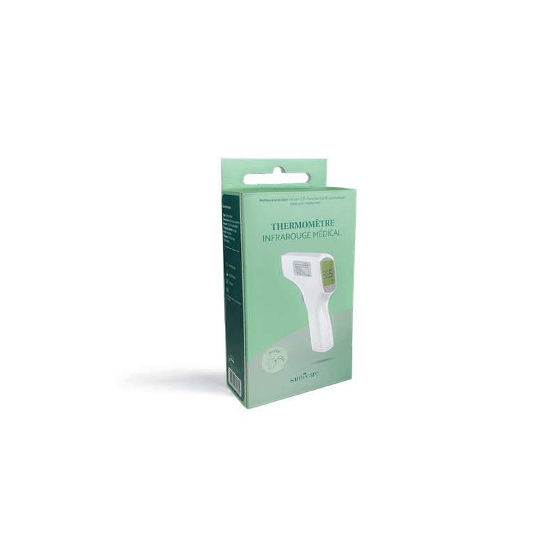 Thermomètre Infrarouge Frontal - Dispositif Médical Agréé - Garanti 2 ans
