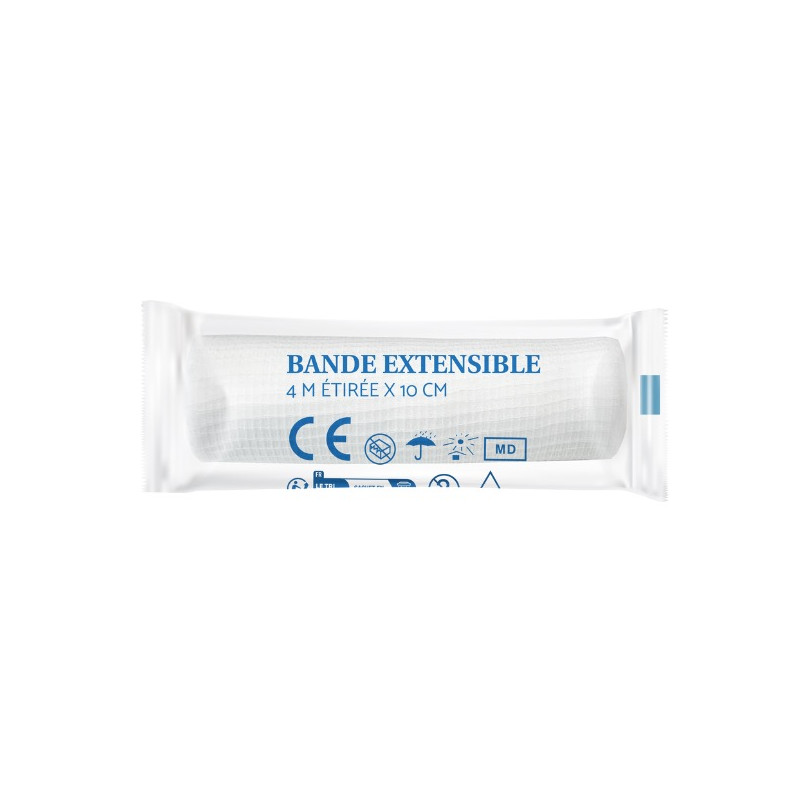Bande Extensible - 4m x 10cm - Polyester