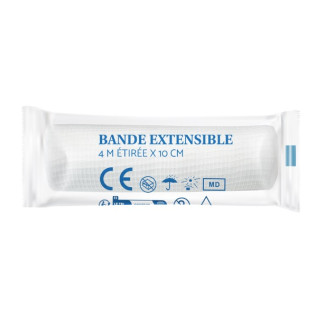 Bande Extensible - 4m x 10cm - Polyester