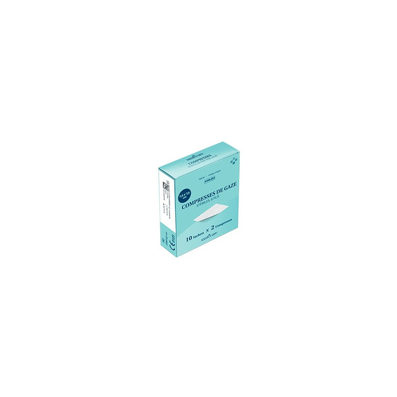 Compresses de Gaze 7,5x7,5cm – 10×2