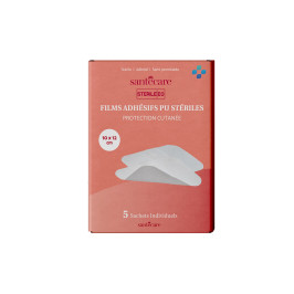 Films adhésifs PU stériles - 10 cm x 12 cm - Boîte de 5