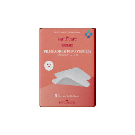 Films adhésifs PU stériles - 6 cm x 7 cm - Boîte de 5