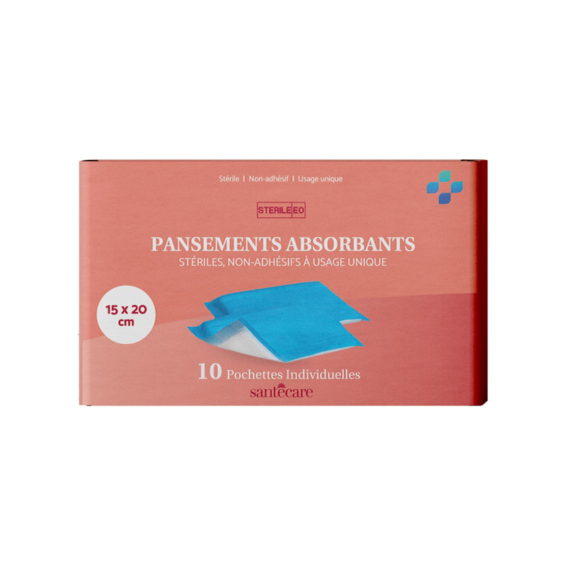 Pansements absorbants - 15 x 20 cm