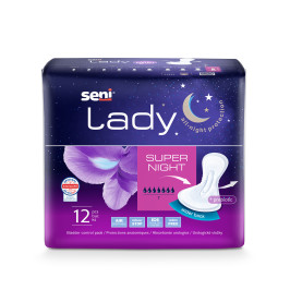 Protections Femmes Seni Lady Super Night - Sachet de 15