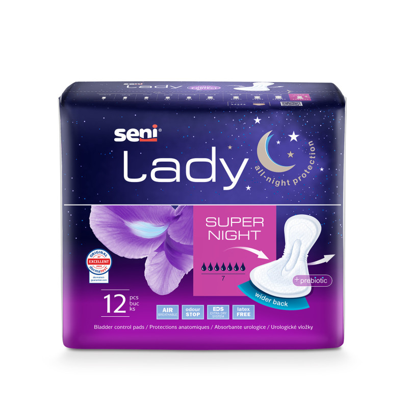 Protections Femmes Seni Lady Super Night - Sachet de 15