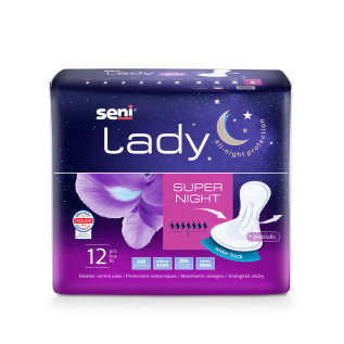 Protections Femmes Seni Lady Super Night - Sachet de 15