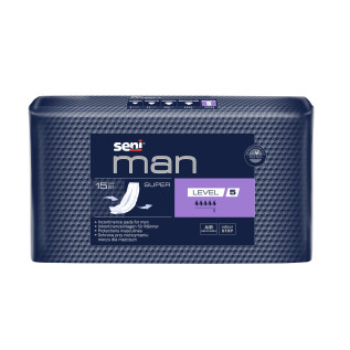 Seni Man Super Level 5 - Protections Masculines - Paquet de 15