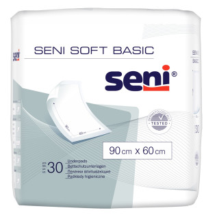 Seni Soft Basic 90x60 - Alèses Jetables - Sac de 30
