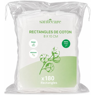 Rectangles de Coton 180 pcs - 8x10 cm