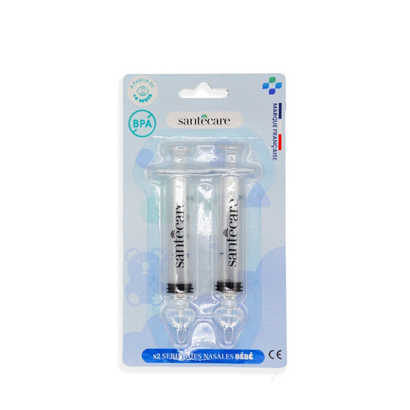 Seringues Nasales Bébé x2 - Présentoir de 20 blisters de 2 - 10 mL
