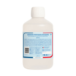 Sérum Physiologique Bouteille 500 mL NaCl 0,9% - Fabriqué en France