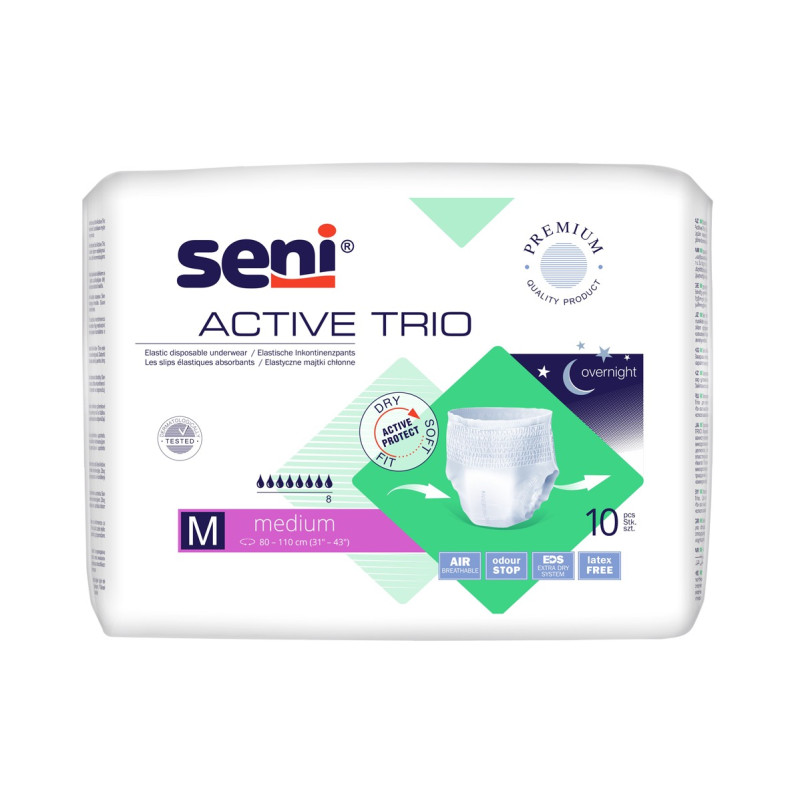 Seni Active Trio - Slips Absorbants Adulte
