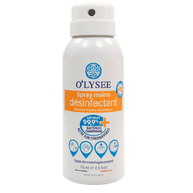 Spray mains désinfectant 75ml Spray mains désinfectant 75ml