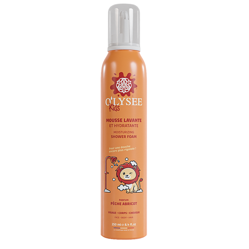 Mousse lavante hydratante 3 en 1 Pêche Abricot 250ml