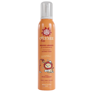 Mousse lavante hydratante 3 en 1 Pêche Abricot 250ml