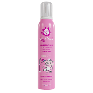 Mousse lavante hydratante 3 en 1 Fraise Framboise 250ml