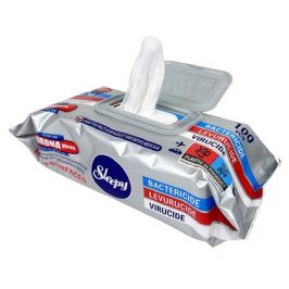 Sleepy - Lingettes Désinfectantes Antibactériennes - Mains & Surfaces - Travel Pack 100 lingettes