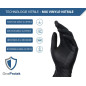 OneProtek - Boîte de 100 Gants d'examen Vitrile - Taille S - Noir