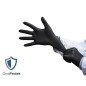 OneProtek - Boîte de 100 Gants d'examen Vitrile - Taille S - Noir