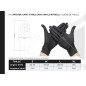 OneProtek - Boîte de 100 Gants d'examen Vitrile - Taille S - Noir
