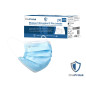 Masque Chirurgical bleu  boite de 5 Sachets de 10 Masques Médicaux 3 Plis Type IIR - One prote