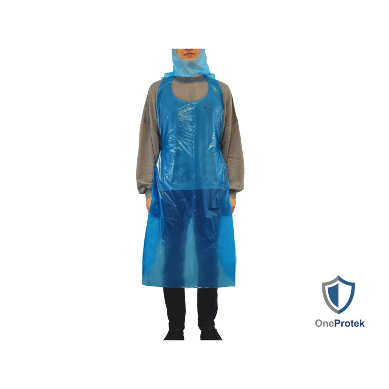 OneProtek - Liasse de 50 Tabliers de Protection Jetables Détachables Longs et Epais OneProtek - Liasse de 50 Tabliers de Protection Jetables Détachables Longs et Epais