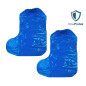 OneProtek - Sachet de 50 Surbottes Jetables en Polyéthylène Imperméables - Taille Unique - Bleu