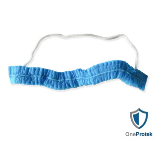 OneProtek - Cache-Barbe - Sachet de 100 pièces - Bleu