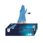 Gants d'examen Nitrile OneProtek manchette longue (290mm) - Bleu - Boîte de 100