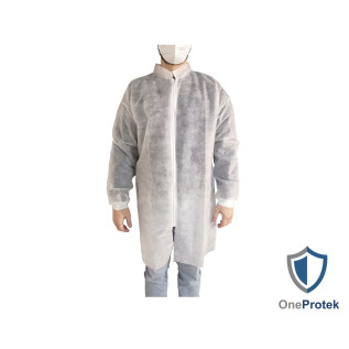 Blouses Visiteurs Jetables OneProtek - Blanc
