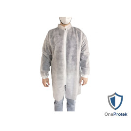 Blouses Visiteurs Jetables OneProtek - Blanc