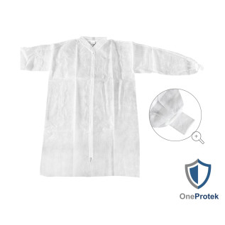 Blouses Visiteurs Jetables OneProtek - Blanc