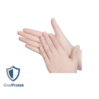 Gants d'examen Vinyle OneProtek - Boîte de 100