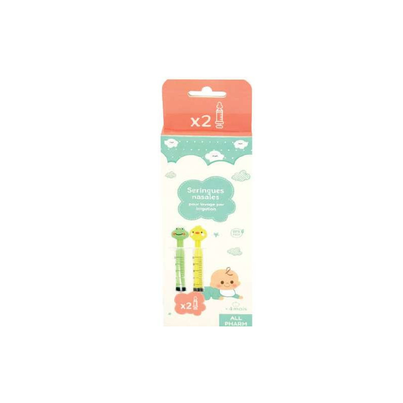 Seringues Nasales Animaux Grenouille/Poussin x2