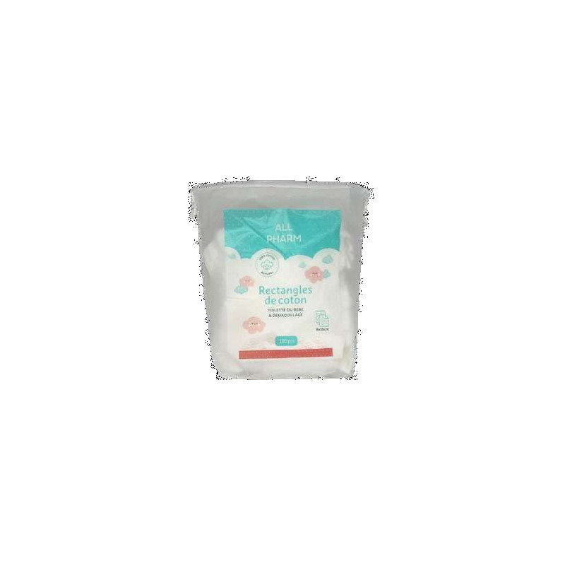 Rectangles de Coton 180pcs 8x10cm