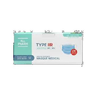 Masque IIR Bleu - 5 Sachets de 10