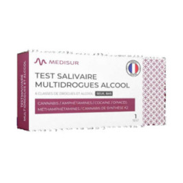 Autotest Salivaire Multidrogues et Alcool 6 Classes - Seuil Bas