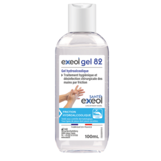 Exeol Gel 82 100mL - Gel hydroalcoolique