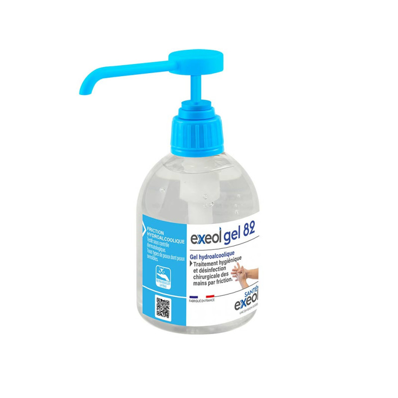 Exeol Gel 82 300mL pompe - Gel hydroalcoolique Exeol Gel 82 300mL pompe - Gel hydroalcoolique