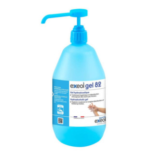 Exeol Gel 82 1L pompe - Gel hydroalcoolique
