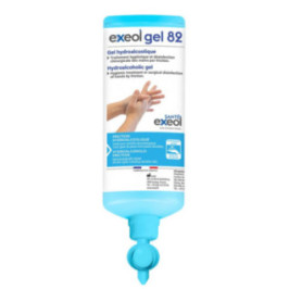 Exeol Gel 82 1L airless - Gel hydroalcoolique