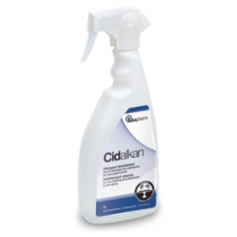Cidalkan Flacon 1 Litre Pulvérisateur - Détergent Désinfectant à Base d'Alcool