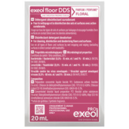 Exeol Floor DDS Dose 20mL Parfum Floral - Détergent Désinfectant Surodorant