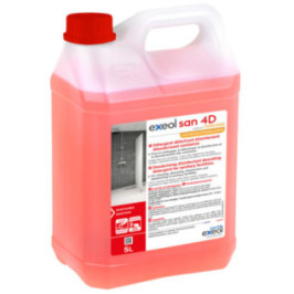 Exeol San 4D Bidon 5L - Détergent Détartrant Désinfectant Désodorisant