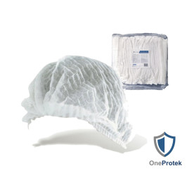 Charlotte à Cheveux Jetable OneProtek Blanc - Taille Unique