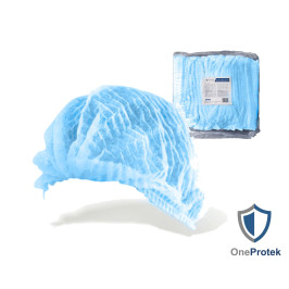Charlotte à Cheveux Jetable OneProtek Bleu - Taille Unique